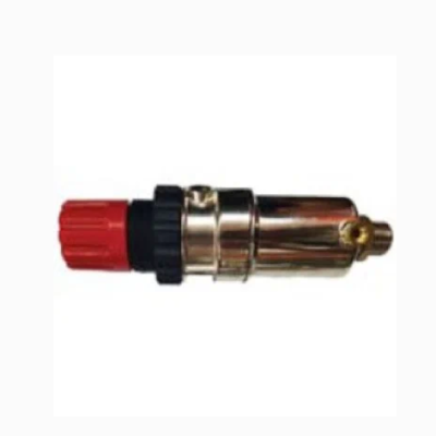 Редуктор для компрессора с отстойником для воды, нижний выход 1/2 папа, боковые 2*1/4, 1*М9,7 мама